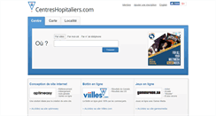 Desktop Screenshot of centreshospitaliers.com